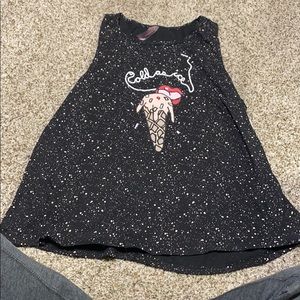 COLD AS IVE GRILD GRAPHIC TANG TOP